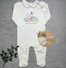 Mothercare Baby Girls Peter Rabbit- Jemima Puddle Duck Sleepsuit 6-9 Months BNWT