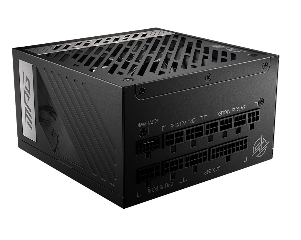MSI MPG A1000G PCIE5 | UK Plug - 1000W, 80 Plus Gold Certified, Fully Modular ATX 3.0, PCIe 5.0 GPU Support, 0% RPM Mode- 10 Year Warranty - Image 5