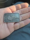 Merry Christmas 1985 1 Troy oz .999 fine silver art bar C177