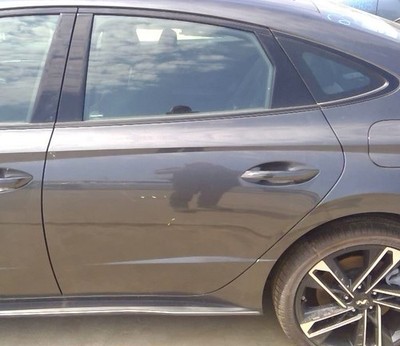 2024 Hyundai Sonata LH Driver Rear Door Painted T2G Gray Metallic OE