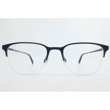 Warby Parker Wallis W 2550 Matte Navy Blue Tortoise Semi-Rimless Eyeglass Frames
