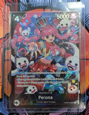 Perona OP06-093 Store Treasure Cup 2024 Promo Prize One Piece Card