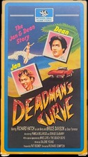 VHS Deadman&rsquo;s Curve Tape (Richard Hatch, Bruce Davison, 1987)