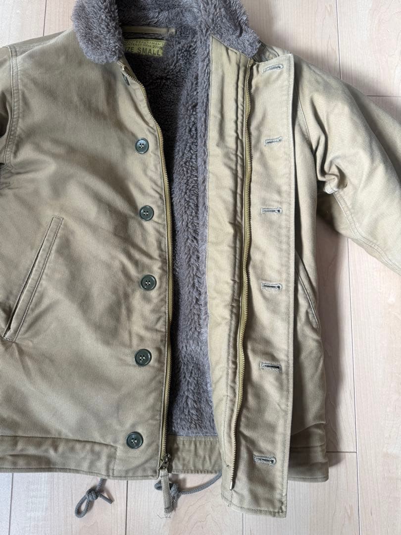 Buzz Rickson's N1 Deck Jacket Stealth Stencil War… - image 3