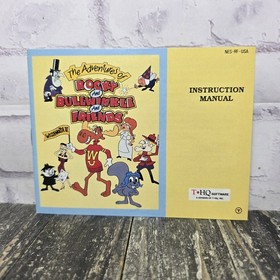 The Adventures of Rocky Bullwinkle and Friends Nintendo NES Complete CIB