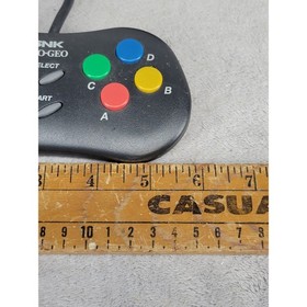 SNK Neo Geo CD Controller Pad Black Wired Gamepad Made in Japan Arcade Style