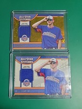 2013 Topps Update All-Star Stitches Chris Sale 2 Card Lot Base And Gold /50