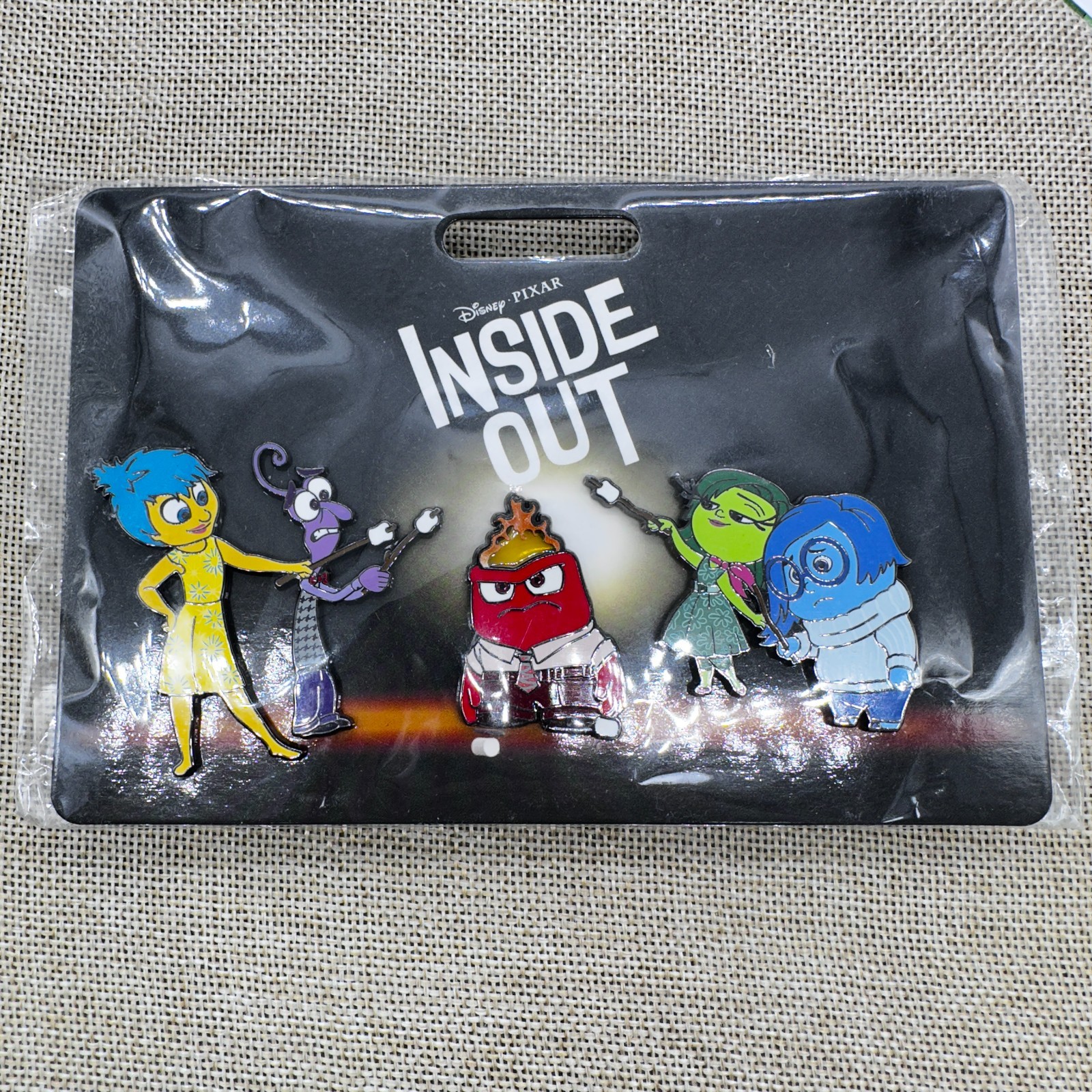 Disney Store Japan Pin 2021 INside Out Pixar 3 PCS 5 Characters CARD
