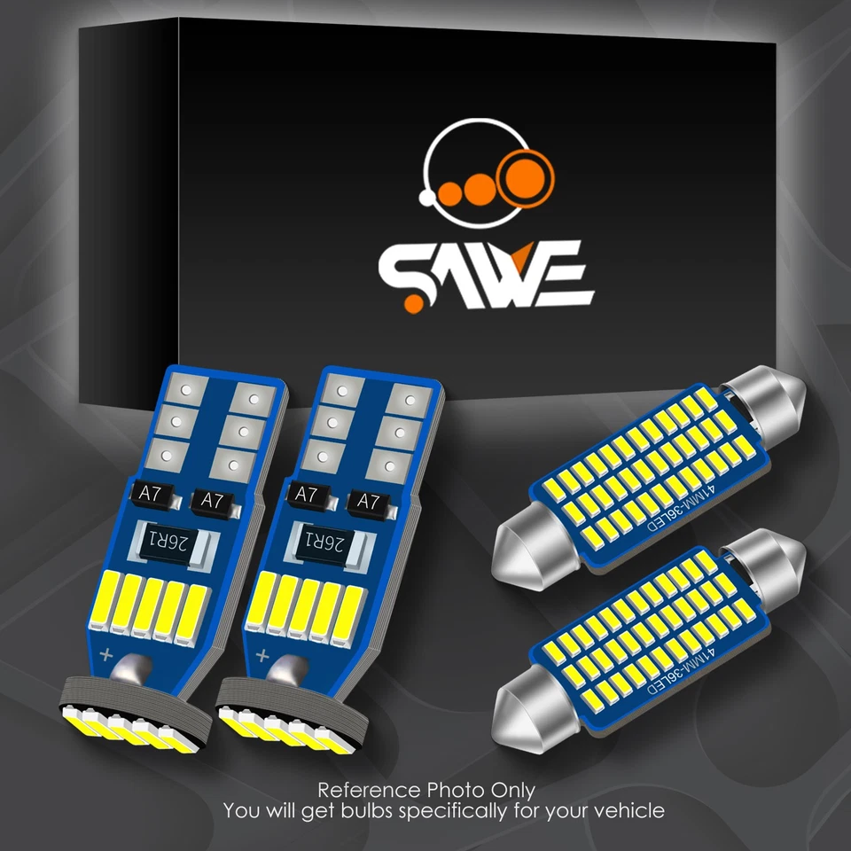 Kit de paquete de bombillas LED interiores 12x para Dodge Stealth 1991-1996 ULTRA BLANCO Foto 4 de 4