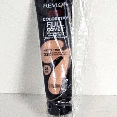 Revlon Colorstay Full Cover Foundation Matt 220 Beige 24 Hrs 1.0 Fl oz