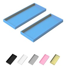 Mriluvy Vanity and Bathroom Tray, 15" ABS Countertop Organizer,Waterproof Van...