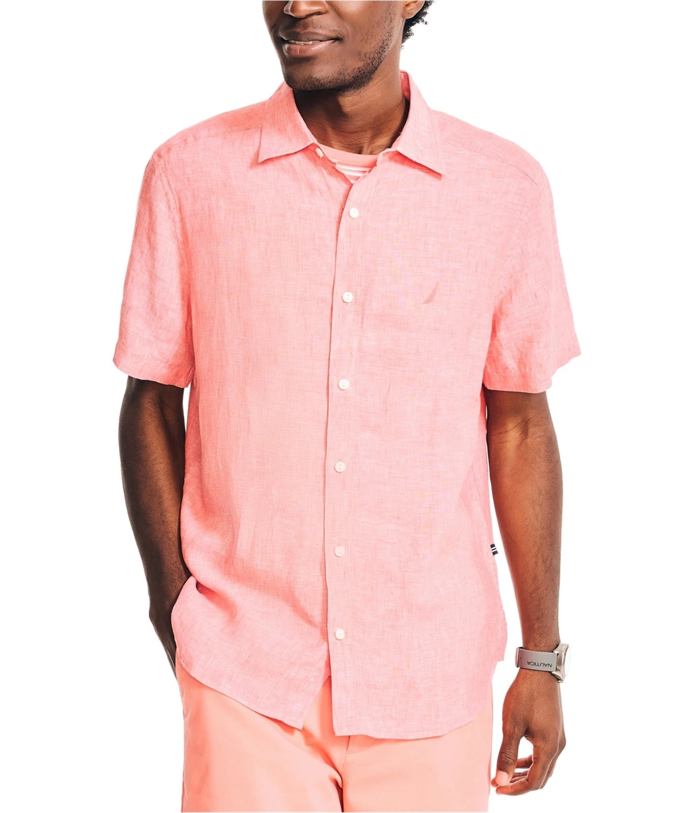 Nautica Mens Classic Fit Button Up Shirt