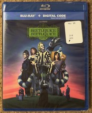 Beetlejuice Beetlejuice 2024 Blu-Ray Brand New FREE SHIPPING