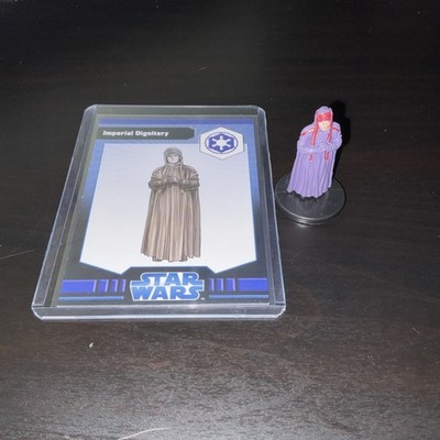 WOTC Star Wars Miniatures IE Imperial Dignitary 14/40 with Card