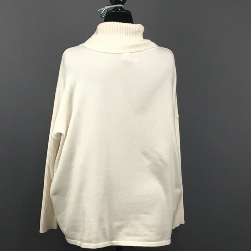 Marla Wynne Sweater Womens Medium Turtleneck Ribbed Raglan Sleeve Pullover - Picture 2 of 11