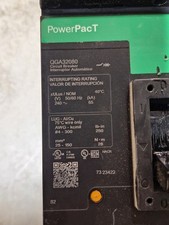 Square D  QGA32080 3 Pole 80 Amp 240 Volt I-Line Circuit Breaker New Take Out 