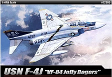 Academy USN F-4J VF-84 Jolly Rogers Cartograf Plastic Model Kit 1/48 Aero 12305