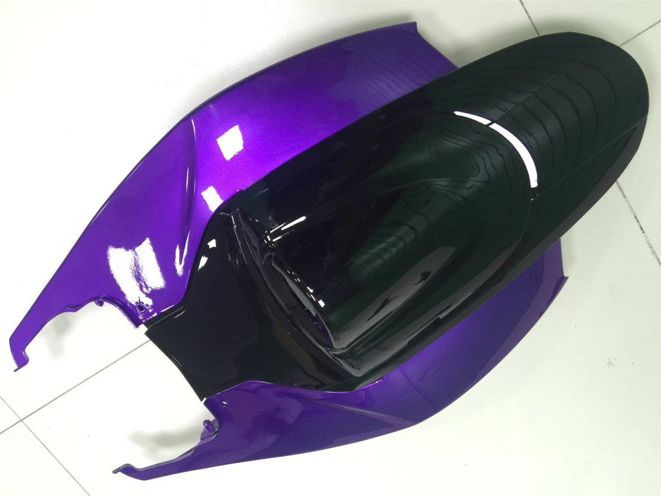 Kit de carenado negro púrpura para carrocería de inyección Suzuki GSXR600 GSXR750 2006 2007 Foto 4 de 4