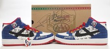 Psycho Clown 3x Firmado Exclusivo Lucha Libre AAA Panam Zapatos y Caja Certificado de Autenticidad BAS Automático