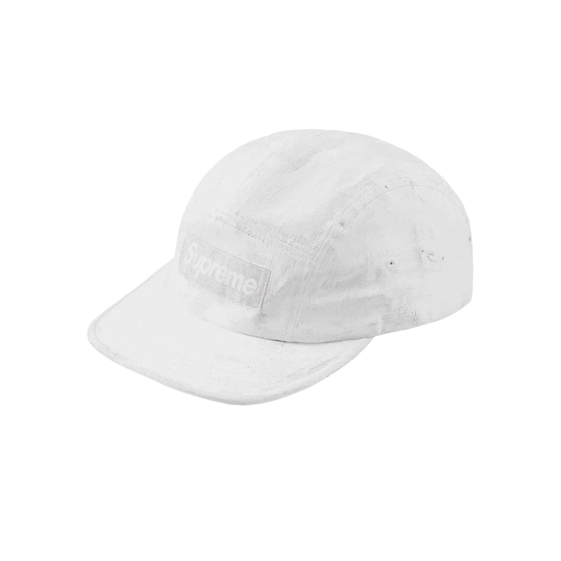 Casquette de camp Supreme x MM6 Maison Margiela peinte blanche   24SS