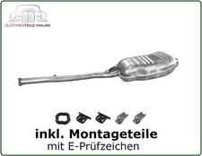 Endschalld�mpfer f�r BMW 3er E36 318i Cabrio/ Limousine/ Touring Auspuff Endtopf