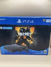 RARE SEALED NEW Sony PlayStation 4 1TB Call of Duty Black Ops 4 Console Bundle