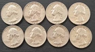 8 Silver 90% 1964 Quarters Lot