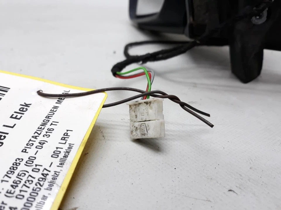 BMW 3er E46 Spiegel Aussenspiegel Tür links Compact BJ2002 Pistaziengrün 468 - Bild 4 von 4