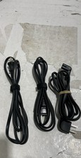 IEC C7 Figure-8 Power Cord 2-Prong AC Cable DVD TV Console Lot Of 3