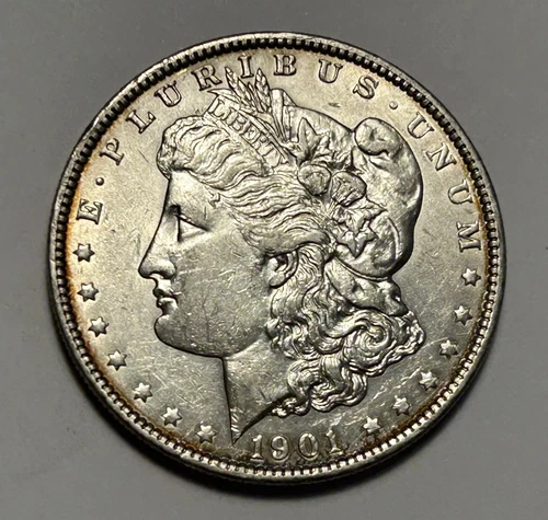 1901 MORGAN DOLLAR AU+ / SHARP COIN