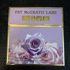 PAT MCGRATH Luxe Eye Shadow Quad: PASSION FLEUR ~ BRAND NEW IN BOX