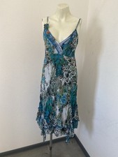Sensation Turquoise Midi Dress Summer Size S Af25