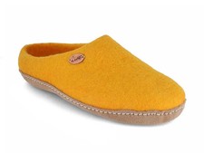 WoolFit Barefoot Felt Slippers  Footprint, orange
