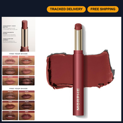 Hydrating Matte Lipstick - Plumping Lip Color with Jojoba Oil & Mango Butter - L