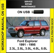 Ford Explorer 1991 1992 1993 1994 1995 Service Repair Workshop Manual On Usb