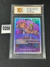Donquixote Doflamingo OP10-071 Super Rare Royal Blood ONE PIECE Card  Grade 10