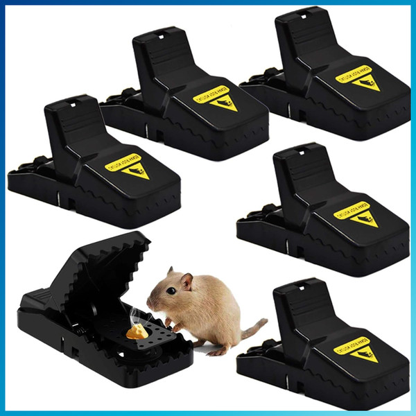 Mausefalle 6Er Set Wiederverwendbar Profi Schlagfalle FüR Haus Und Garten-image