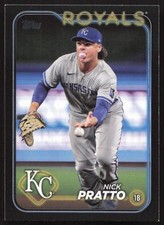 2024 Topps #364 Nick Pratto Kansas City Royals Black /73