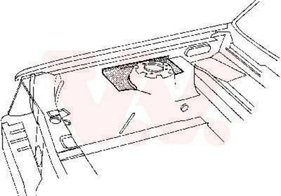 VAN WEZEL Radhaus Reparaturblech 3710295 Vorne Links für OPEL MONZA A (22)