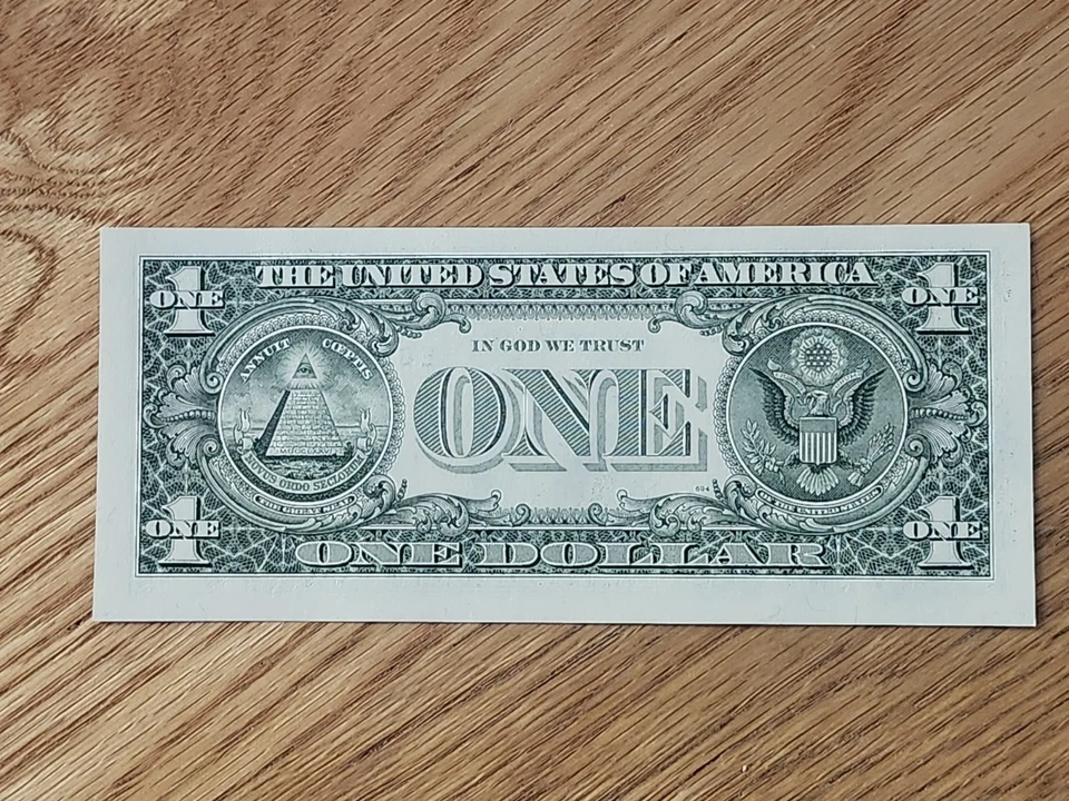 1995 $1 "STAR NOTE" RICHMOND DISTRICT UNC/GEM E09960014* 1 OF 3 CONS SER NUM  - Image 2 of 4