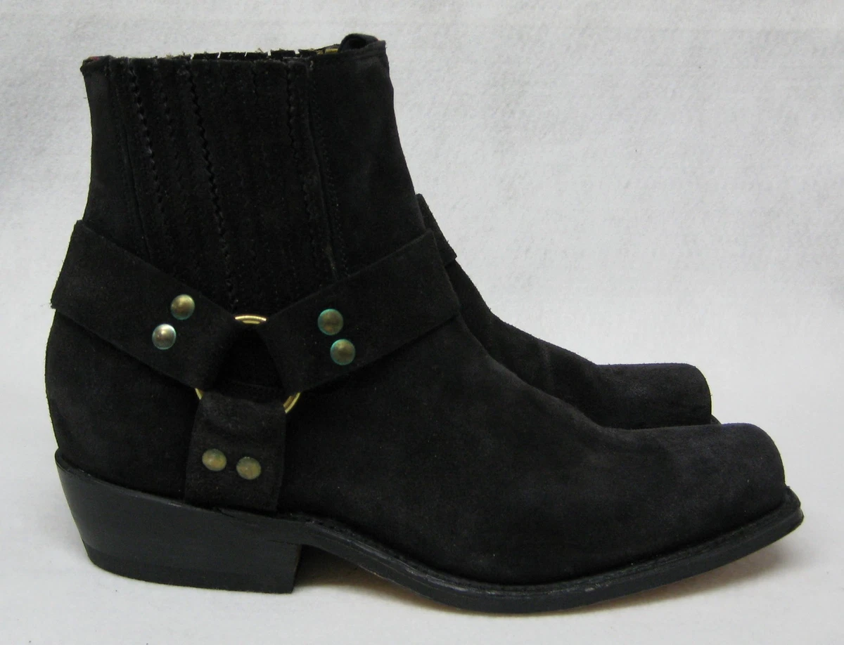 Vintage Men\'s Leather Western Ankle Boots SZ 7 Leather Boots Vintage Men main image 2