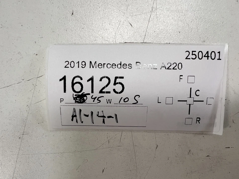 Mercedes Benz A 220 2019-2024 batería auxiliar OEM Foto 2 de 4