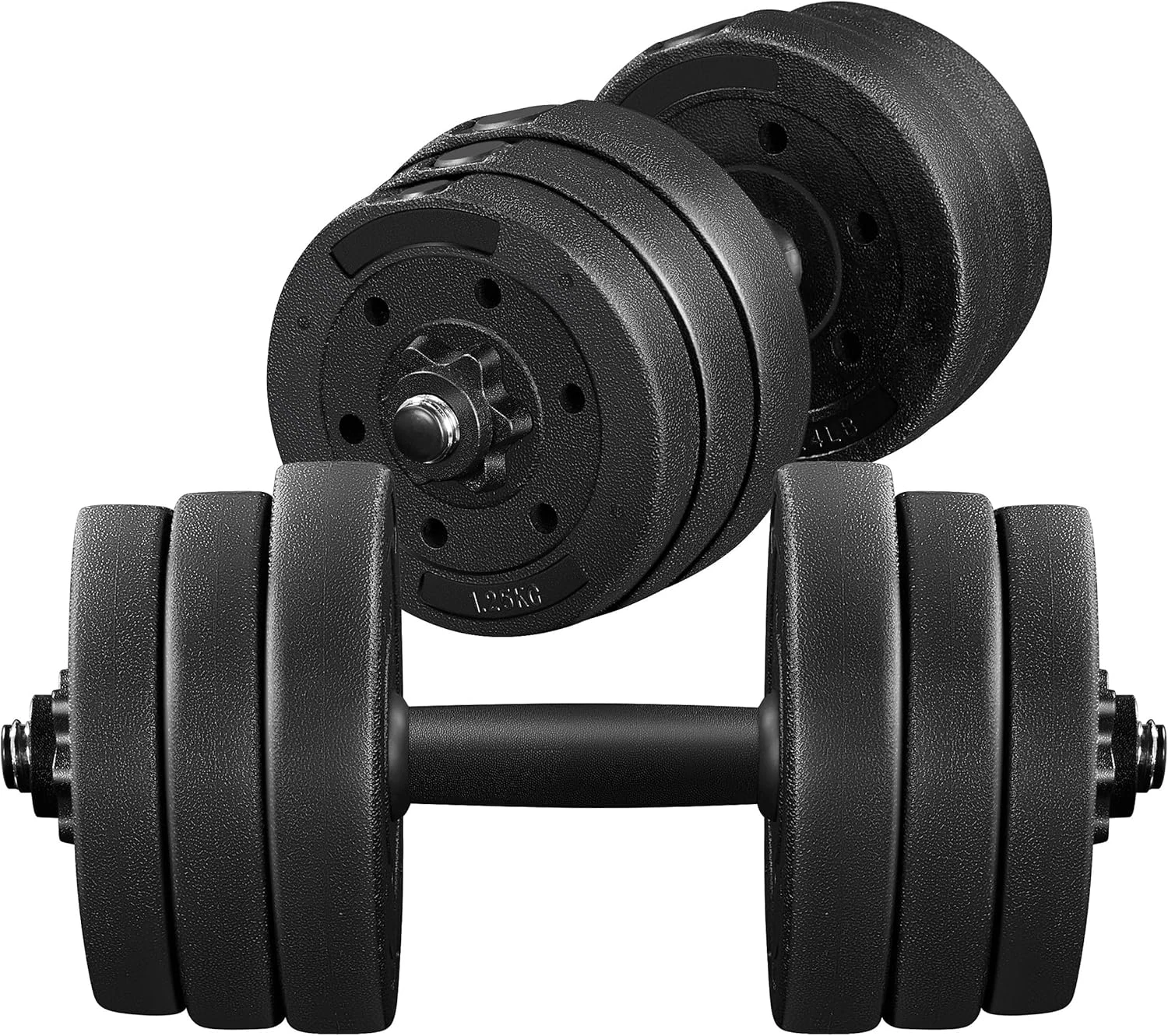 Juego De Pesas Hierro Mancuernas Para Ejercicios En Casa Para Hombre 44lbs Set