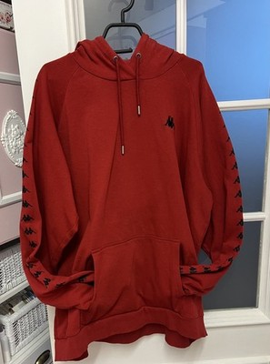 Herren Pullover Hoodie mit Kaputze  Gr 3XL Kaputzenjacke  Marke Kappa rot TOP