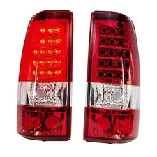  2 Piece Driver & Passenger Side Tail Light Assembly Set LED Compatible with 