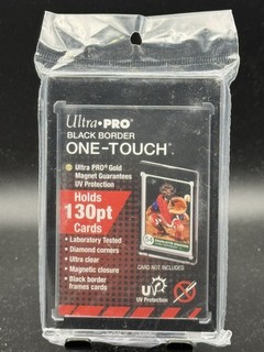 Ultra Pro 130pt Thick Card Magnetic Holder BLACK BORDER One Touch