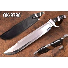 Custom Handmade Carbon Steel Blade Predator Knife | Hunting Knife Camping Knife