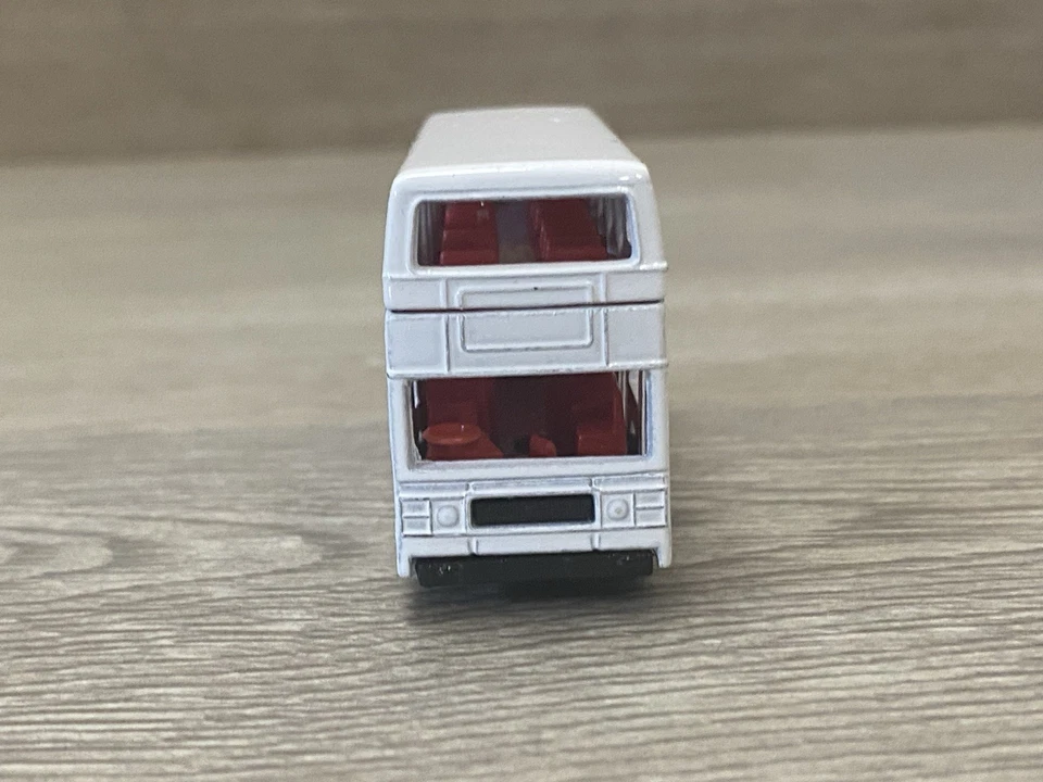Autobús Matchbox Superfast MB17 1987 BLANCO MICA LONDONER CON CAJA Foto 3 de 4