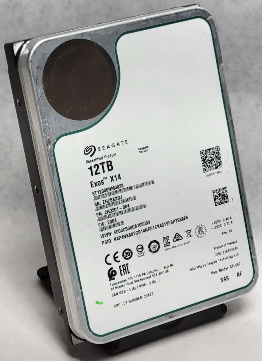 SAS Internal Hard Disk Drives 12 TB Storage Capacity for sale | eBay