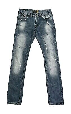 Dolce & Gabbana 14 GOLD Distressed Blue Denim Jeans Mens Sz Dolce & Gabbana 14 GOLD Distressed Blue Denim Jeans Mens Sz